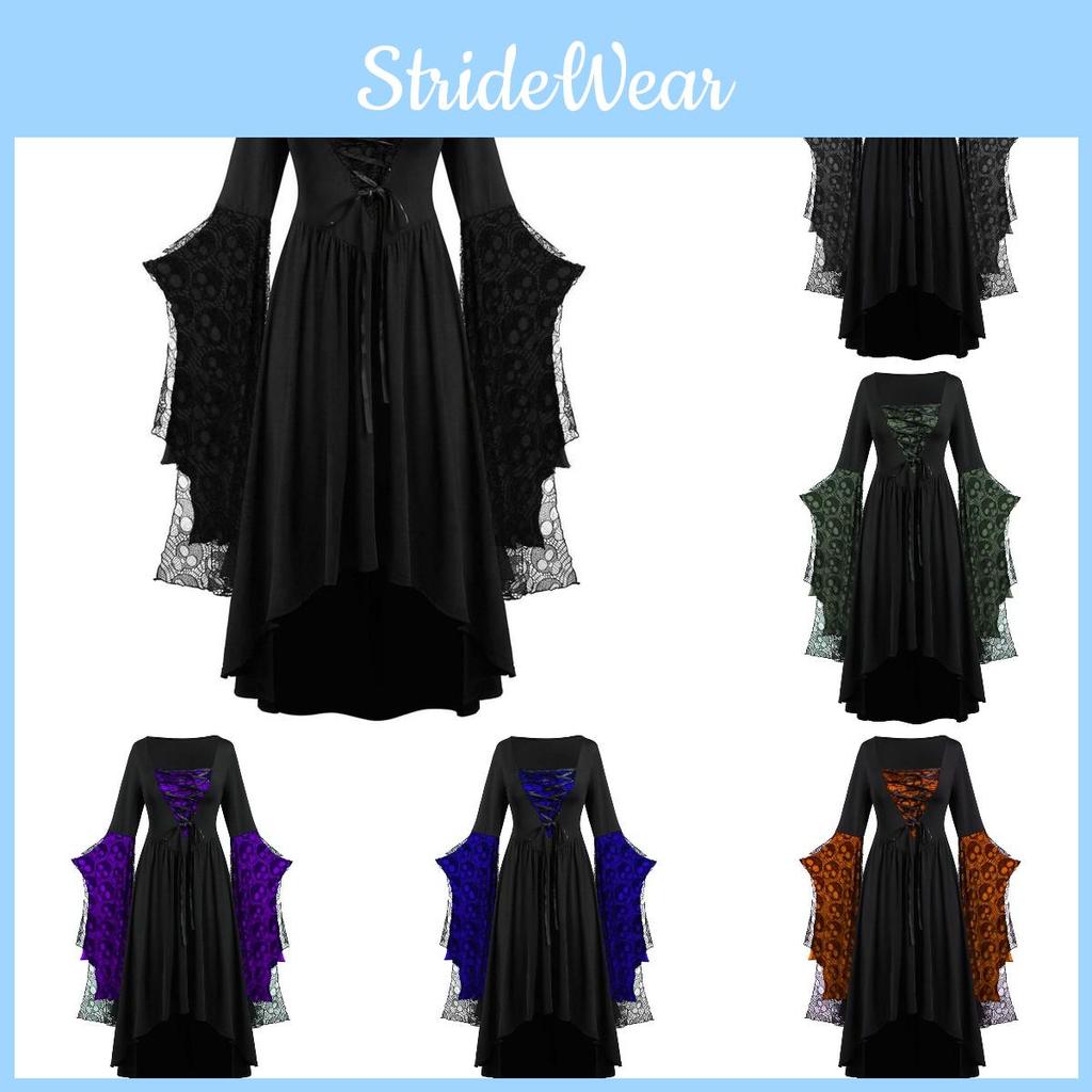 Vintage-inspiriertes Damen Halloween Skelett Kleid mit weichem Stoff und einzigartigen Designs