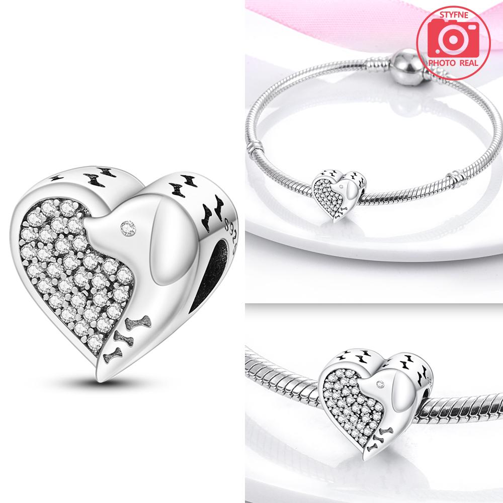 Dog Pet Charms Beads Copper Colors For Charms Copper Colors Original Bracelet For Jewelry Making