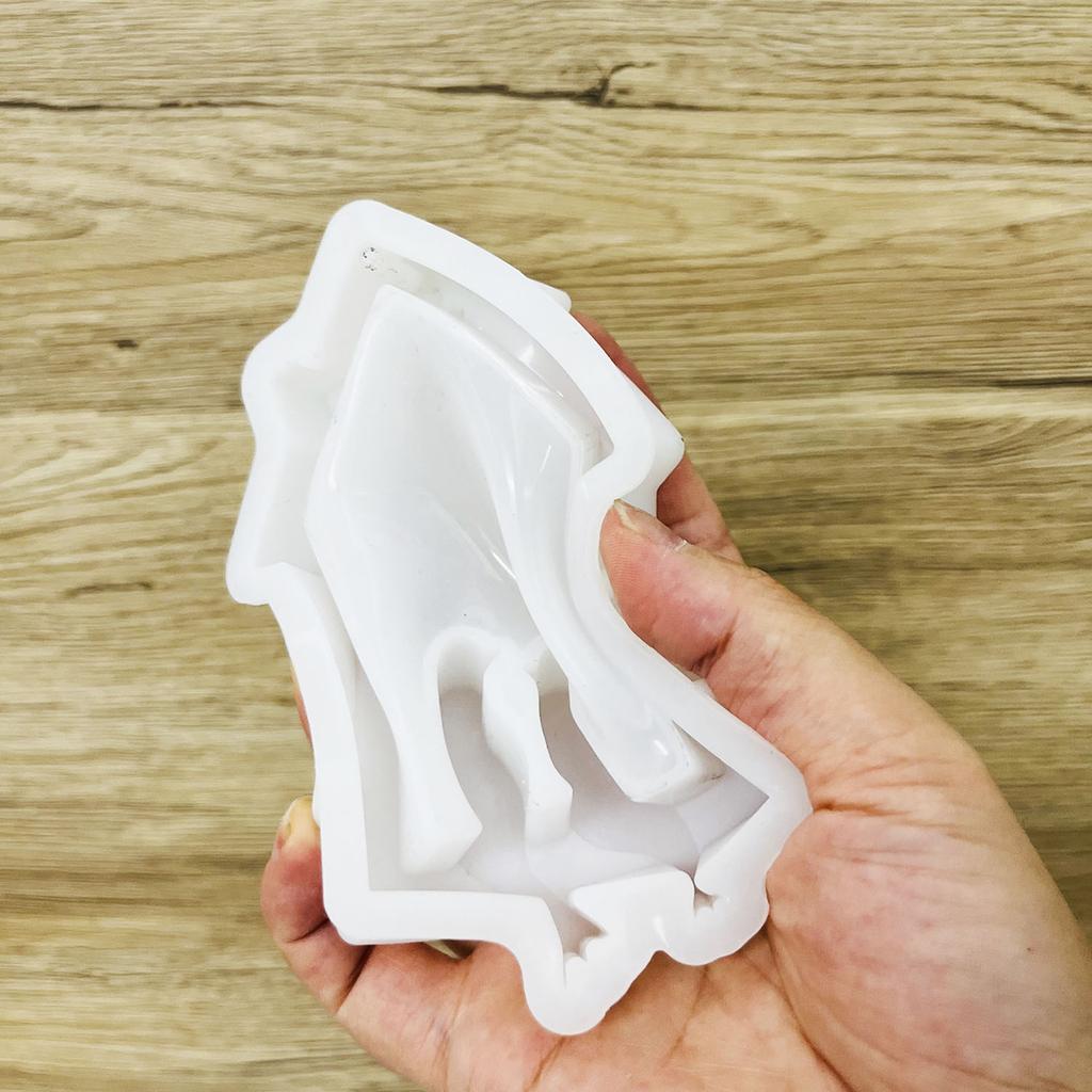 Birds House Hanging Silicone Mould Hanging Ornament Castings Molds Decorative Plasters Molds for Holiday Decorations