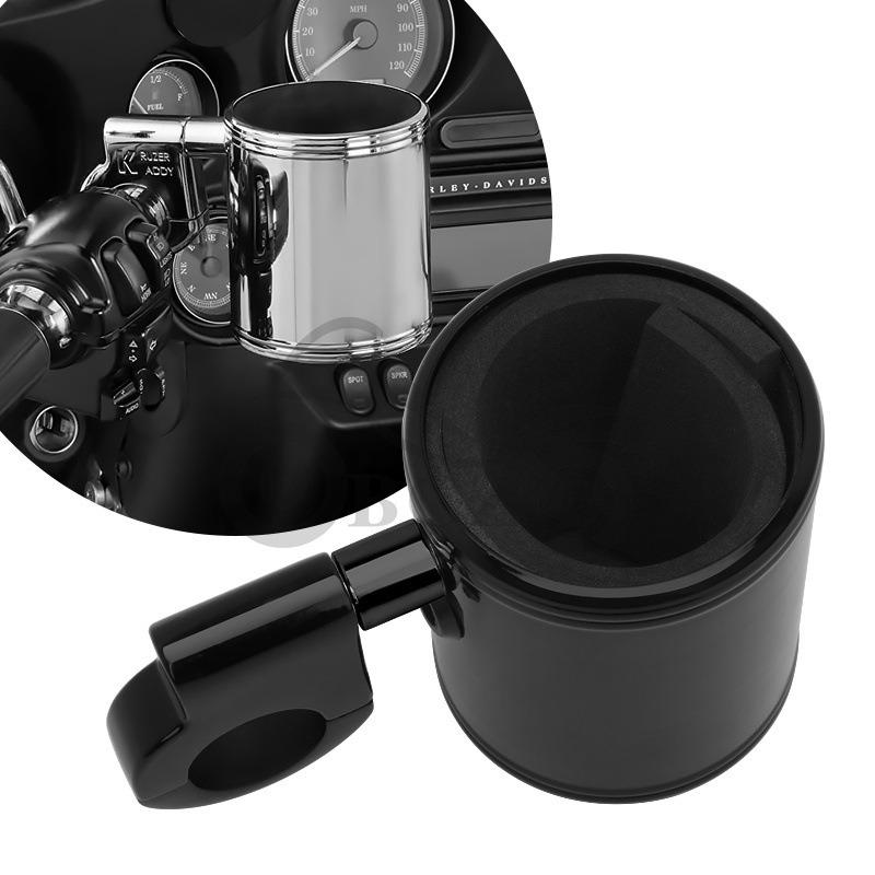 Universal Motorcycle Cup Holder Handlebar Adjustable Drink Bottle Aluminum For Harley Honda Yamaha Kawasaki Suzuki