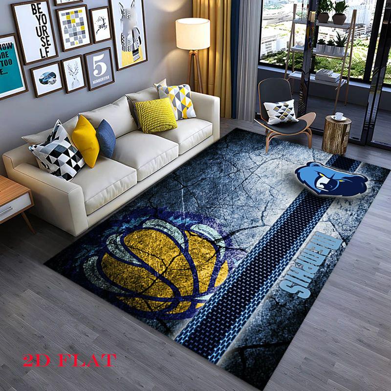 Memphis Grizzlies Basketball Team Logo Carpet Floor Mats Doormat Bathroom Mat Protective Pad Fashion