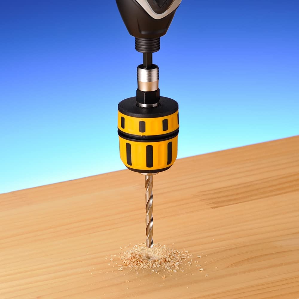 ANEX AKL-190E Drill Chuck, Keyless, Interchangeable Bits, Rubber Grip, 1-10mm