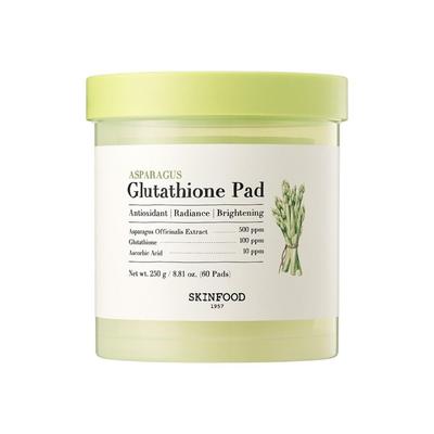 Asparagus Glutathione Pad 250g (60 Sheets) - Brightening & Antioxidant Toner Pad - Radiant Korean Skincare