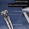 German 2025 New Arrival Electric Shaver Rechargeable 6d Multifunctional Fully Washable Men Three Cutter Head Shaver