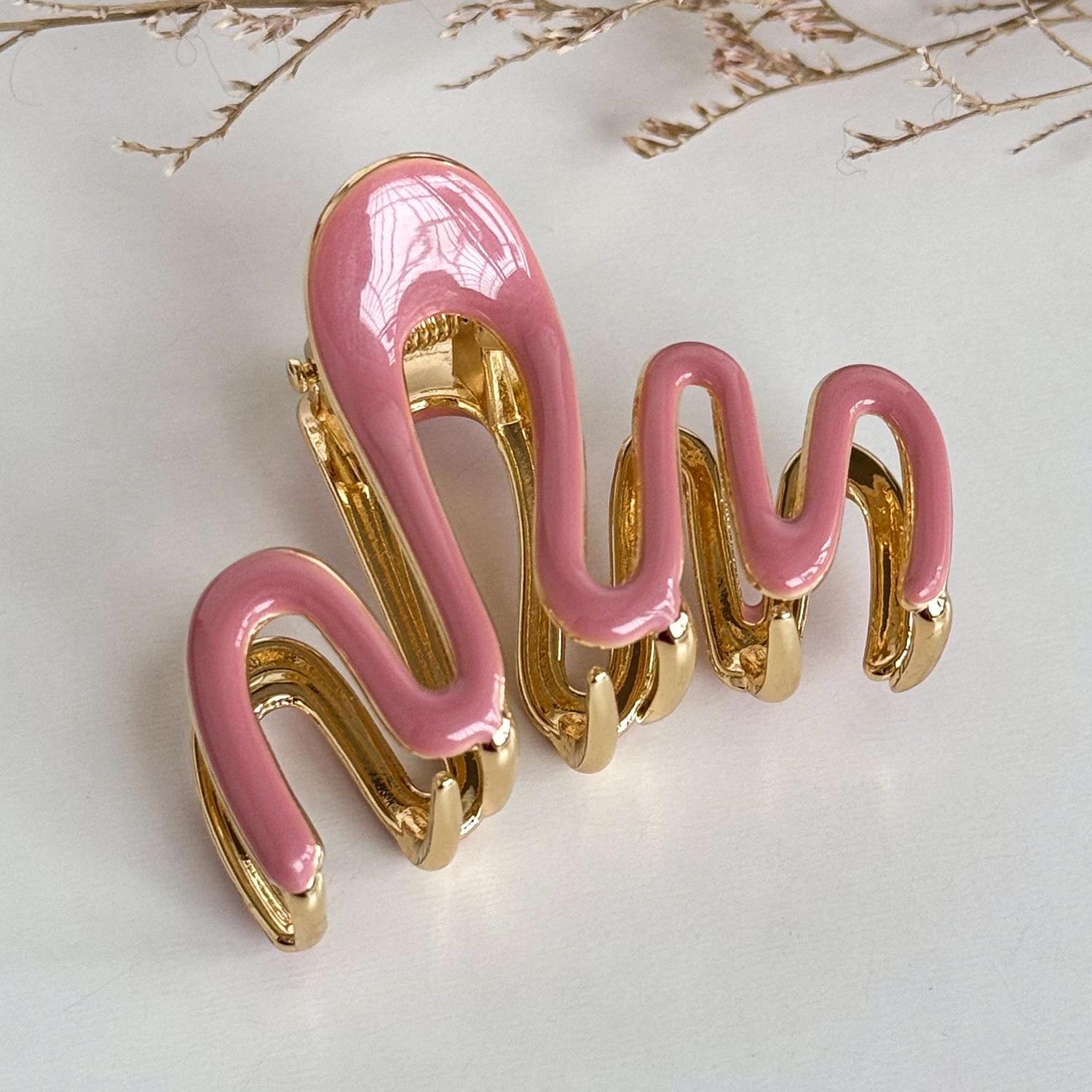 

Stylish And Versatile Hair Claw Clips In Vibrant Colors Ideal For Summer Fashion 2024 Pink 5.4cm