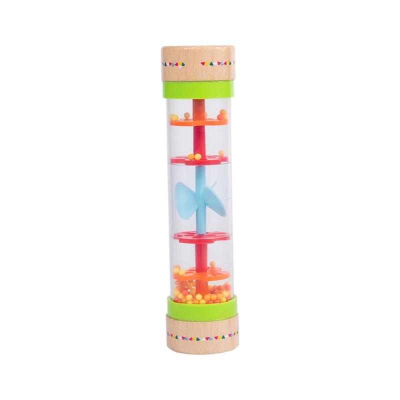 Cpc Ce Rain Sound Emulator Rainbow Hourglass, Orff Rain Sound Tube Musical Instrument Sand Bell Early Education Music Lesson Teaching Aids