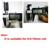 2Pcs Scope Adapter Mount Base 11mm Dovetail to 20mm Weaver Picatinny Rail Mount Converter 9.5mm -10mm Dovetail