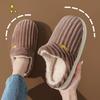 New Fur Slippers for Women Men Winter Furry Fashion Warm Ankles Plush Cozy Slides for Home Indoor Soft Sole Cotton Shoes