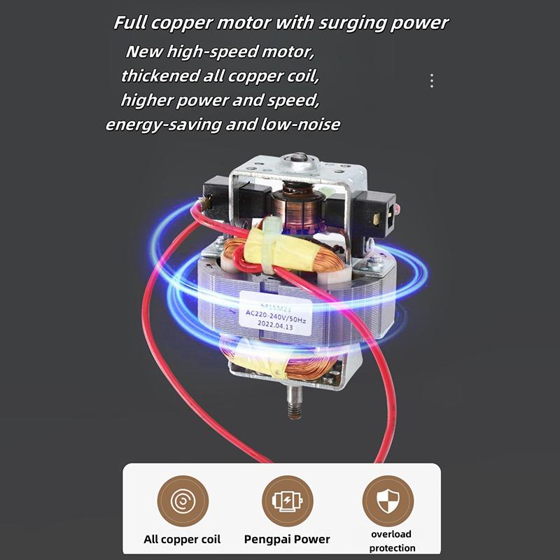 One-Touch Control Electric Coffee Grinder Stainless Steel Fast Grinding Mill Suitable for Coffee Beans Spices Nuts Herbs