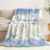New Arrivals: A Single Christian Women'S Baptism Blanket Featuring a Floral And Butterfly Design with Uplifting Scripture