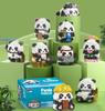 SeaRain Panda Bausteine, 9-teiliges Set, Mini-Bausteine, Riesenpanda, Bausteine, für Kinder und Erwachsene, DIY, Geschenk, Zusammenbau, Präsent