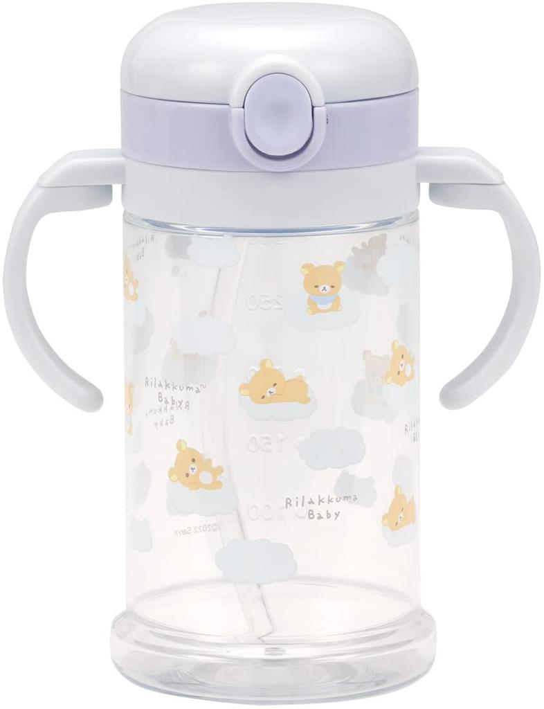 Skater Baby Mug Rilakkuma Baby 370ml Cup with Straw Girl KSHW2N-A