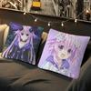 Anime Characters N-Neptune Pillow Case Removable Washable Cushion Cover – All-Season Soft Linen