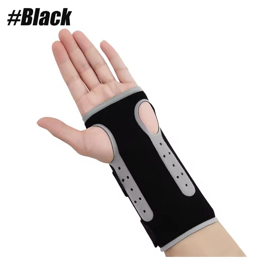 

Кистевой бандаж с шиной Тендинит Женщины Мужчины Растяжение связок Поддержка запястья Кистевая шина при туннельном синдроме Облегчение боли в запястье Иммобилайзер чёрный