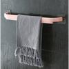 Bathroom Towel Rack Perforation-free Kitchen Single Pole Rag Hanger Towel Rod Bathroom Storage Rack Slipper Rod