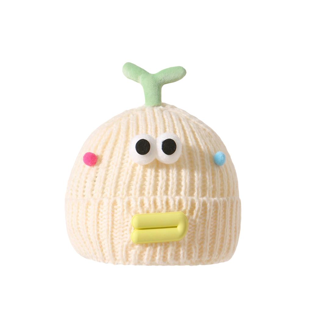 Women's Hat Funny Cartoon Sausage Mouth Wool Hat Knitted Ear Protectioned Hat Winter Warm Cute Big Head Cute Funny Hat