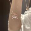 Whale Tail Necklace Women'S Light Luxury Niche Design High-End Mermaid Pendant Collarbone Chain Jewelry Premium
