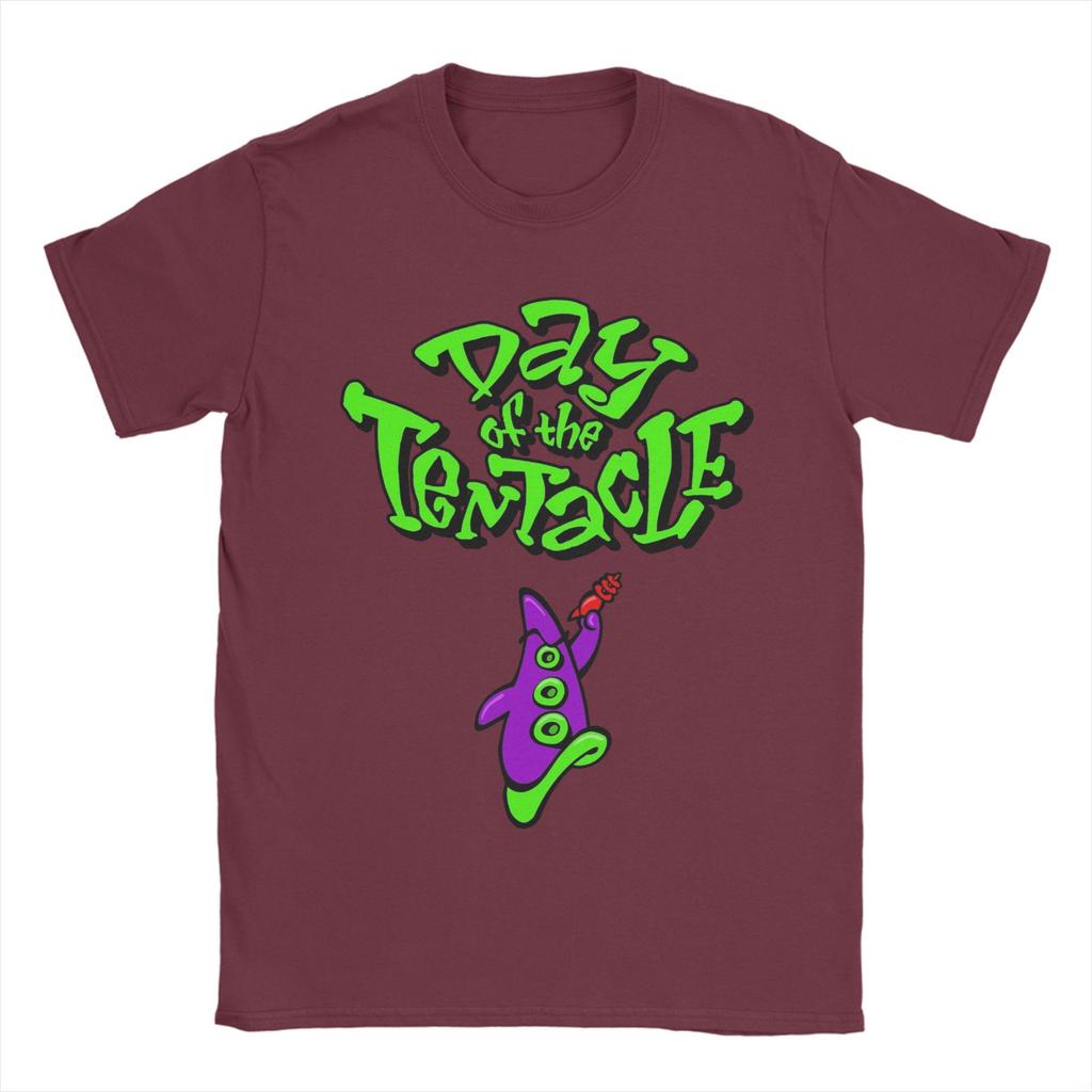Unisexiac Unisexsion Magliette Day of the Tentacle per Unisex Divertenti Magliette in Cotone Girocollo Manica Corta Magliette Nuovi Arrivi
