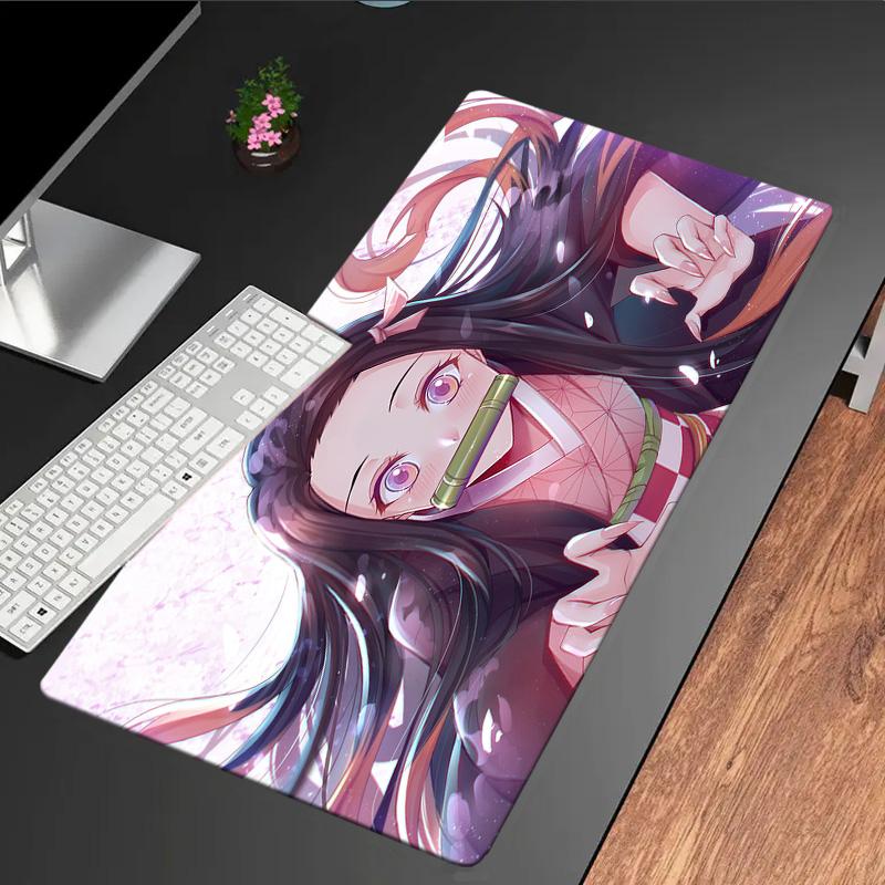 Butterfly Nezuko Fantasy Mouse Pad, Rubber Base, Mouse Pad for Gamers and Office Use, Gaming Desk , Easy To Clean Mat Christmas fan gifts