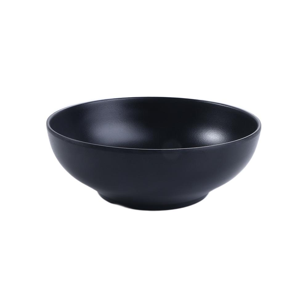 Melamin Schüssel Geschirr Japanischer Stil Ramen Schüssel Imitation Porzellan Nudelbehälter Brei Reis Suppe Schwarze Schüssel für Zuhause