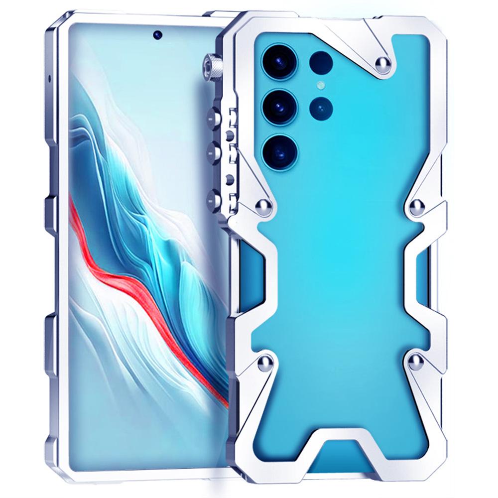 

Для Samsung Galaxy S25 Ultra Бампер Чохол Металевий з алюмінієвого сплаву Чохол-накладка для телефону Silver