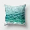 Sea Waves Beach Pillowcase Office Cushion Creative Home Car Sofa  Lumbar Cushion Cover Sea View Decor Pillow Case 45x45cm