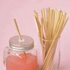100pcs Disposable Drinking Straws Eco-friendly Biodegradable Straws Natural Wheat Straws for Cocktail Bar Milk Tea Kitchenware