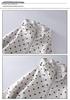 Felpa Giacca con Cappuccio e Zip a Pois in Lino Primavera 2026 per Donna