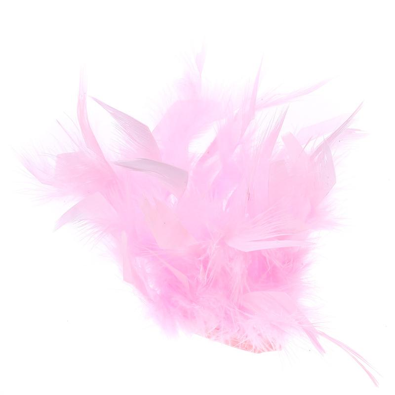 

Fluffy Turkey Feathers Trim 4-6Inch Natural Ostrich Feather Ribbon Dress Sewing Craft DIY Wedding Clothing Sewing Decorations світло-рожевий колір