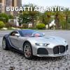 1/24 Bugatti Atlantic Supersportwagen Legierung Spielzeugauto Modell Radlenkung Sound und Licht Kinderspielzeug Sammlerstücke Geburtstagsgeschenk