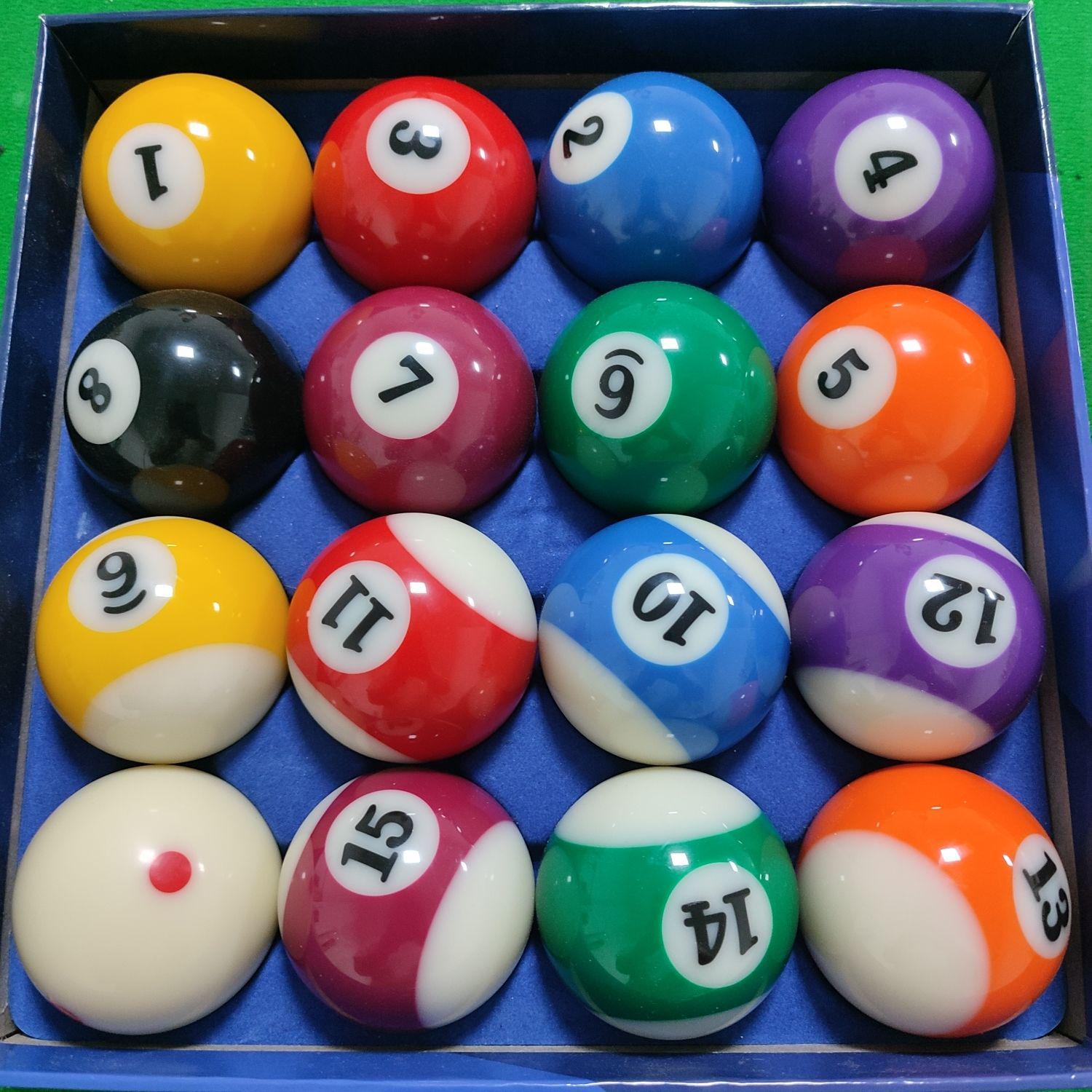 KONLLEN Dreamy Billiard Balls: American 9-Ball, Chinese Black Eight, 8-Ball, TV Crystal Balls