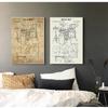 Music Instruments Patent Print Vintage Poster Drum Blueprint Retro Wall Art Canvas Painting Drummer Gift Music Studio Decor