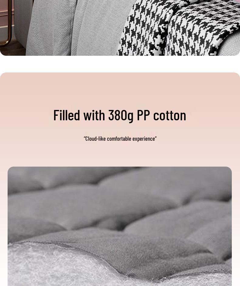 Bedside Cover - Solid Color, Universal Fit, All-Season Cotton Dust Protector