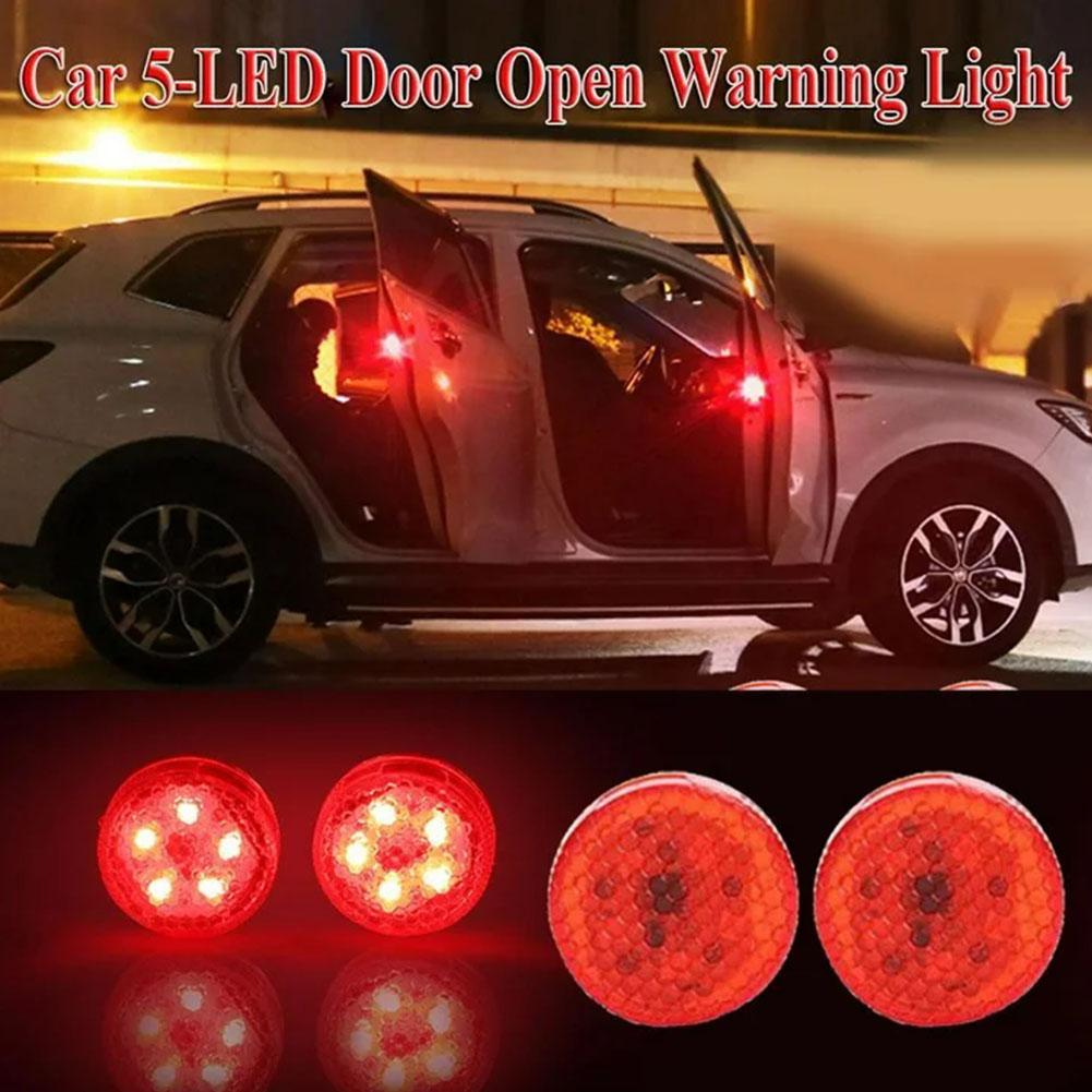 Universal LED Auto Türöffnungs-Sicherheitswarnung Antikollisions-Magnetische Blinklichter Alarmsensor Parkleuchten Stro E5W5