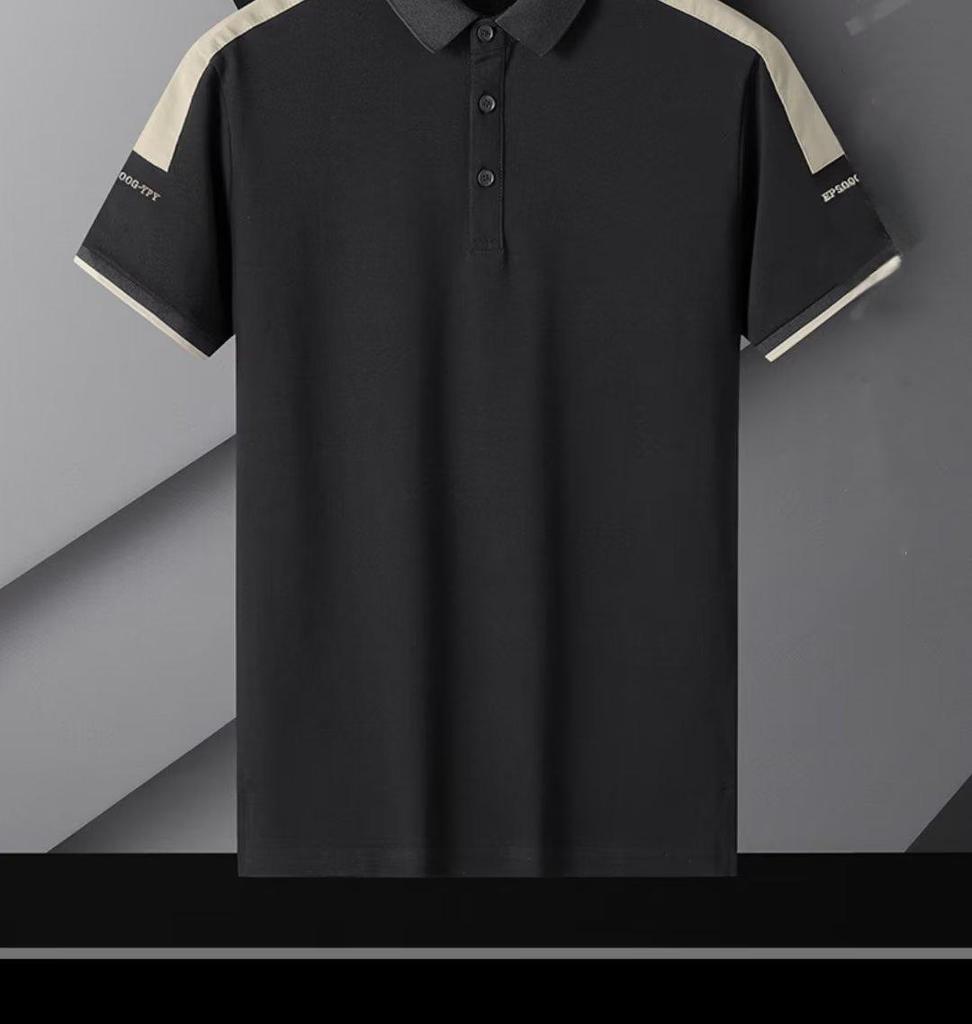 Hong Kong-Inspired Solid Color Men's Trendy Loose-Fit Casual Summer T-Shirt