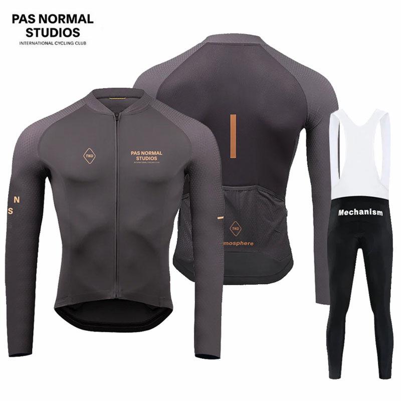 Cross-border Special PAS Long-sleeved Cycling Clothes Spring and Autumn Quick-drying Breathable Road Bike Clothes Mountain Bike Clothes Men's PNS