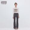 Teenie Weenie Women's Bear Letter Knitted Sweater