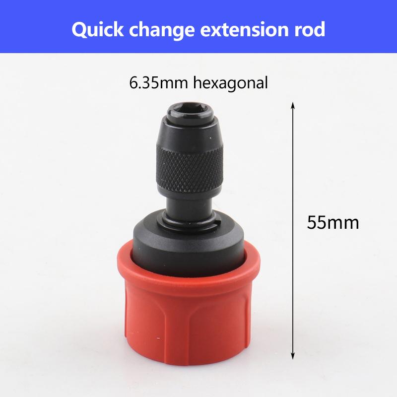 6.35mm Altıgen Uçlar İçin Hızlı Çıkarma Matkap Dönüştürme Mandreni Kablolu ve Akülü Elektrikli Matkaplarla Uyumlu