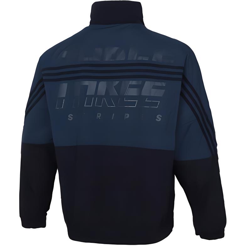 Adidas Jackets Men's Blue Stand Collar Moderate Other GT6356