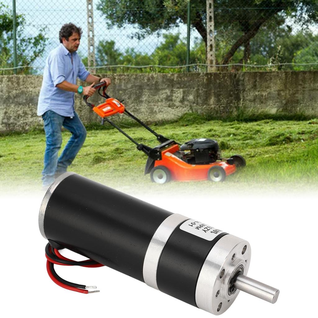 DC Gear Motor 712RPM D Shaft Aluminum Alloy Copper Coil High Torsion Low Noise Speed Reduction Motor DC12V