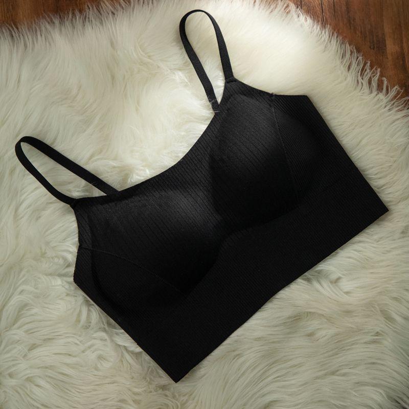

Топ-майка на бретелях с открытой спиной, нижнее белье для женщин, летний тонкий пуш-ап с подкладкой, верхняя одежда, внутренний топ L