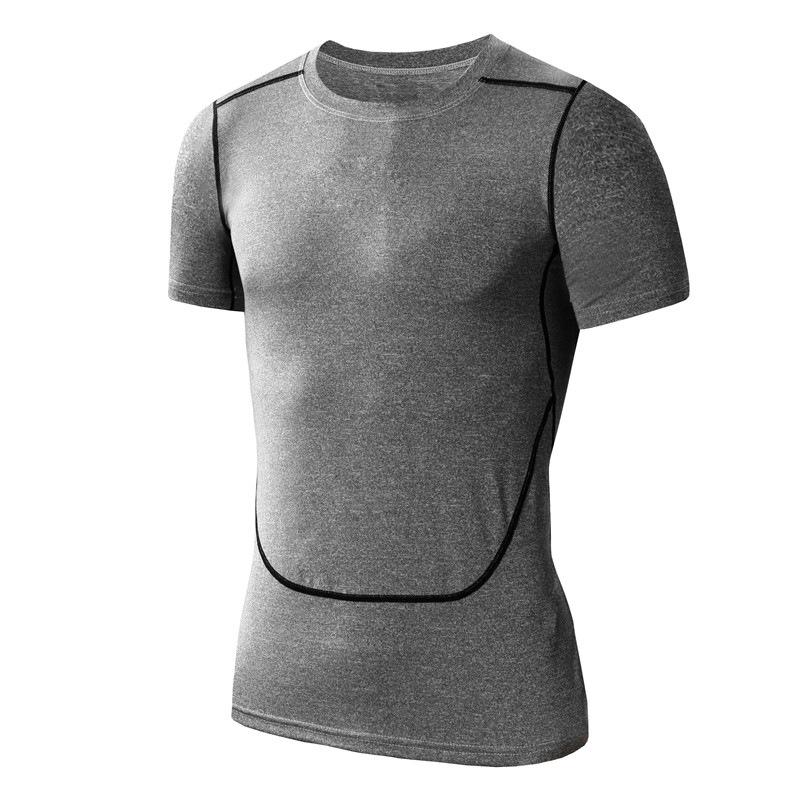 Men's Quick-Dry Compression Sports T-Shirt for Summer Basketball and Running