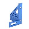 Aluminum Alloy Multi Angle Measuring Ruler Woodworking DIY Miter Triangle Ruler Utility Scribing Gauge Multifunctional