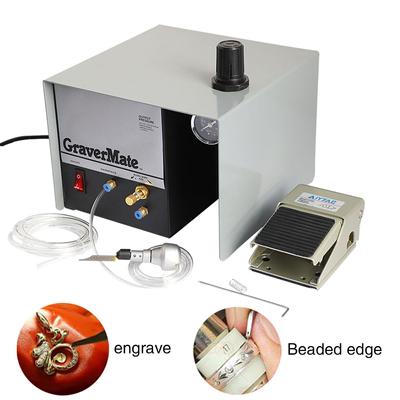 Pneumatische Graviermaschine, 1400 U/min, 80 W, einseitiger Schmuckgravierer für Kunsthandwerk und Schmiedeeisen-Schmuckschnitzausrüstung