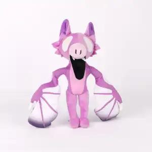 In Stock Bat Nights The Forest Plush Doll Cute Anime Peripherals Toy Birthday Christmas Gifts Desktop Ornament 99 99nights Cuddly Stuffed Fluffy