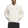 adidas Giacca Piumino Imbottita Sportiva Calda da Esterno Tinta Unita con Logo Casual Allenamento Sportivo Unisex Capispalla Bianco IW0778
