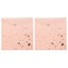 A84E-80X Gold Blocking Pink Marble Texture Disposable Tableware Set Paper Napkins