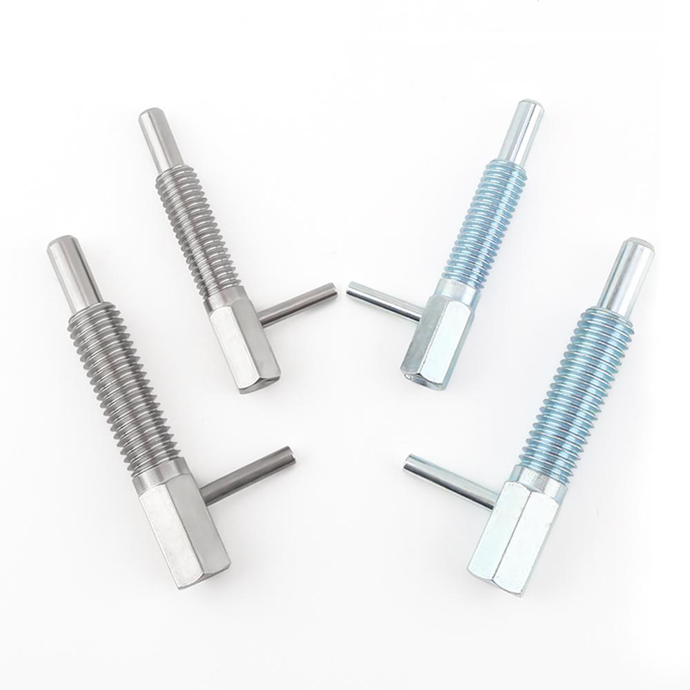 Lever Type Hand-Retractable Plungers Stainless Steel/Carbon Steel Indexing Plungers Spring Plunger With Coarse Thread M6 M8 M10 M12 M16