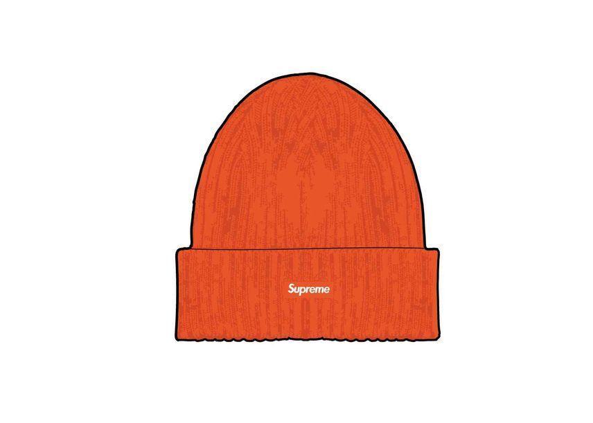 Supreme Overdyed Beanie Orange (24SS) One-Size