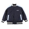 Gepolsterte doppellagige Baumwoll-Baseballjacke für Jungen - Herbst/Winter 2025, Verdickt für mittelgroße bis große Kinder